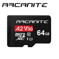 在飛比找momo購物網優惠-【ARCANITE】64GB MicroSDXC U3 V3