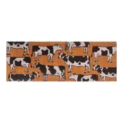 Solemate Premium Dairy Cows Biodegradable Fair Trade Mat 39x119cm Black & White