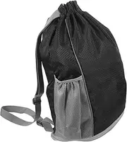 Yardenfun Drawstring Gym Bag Lightweight Sports Backpack for School Training Washable Fitness Equipment Bag with Simple Design for Volleyball Gym Use for Men Women