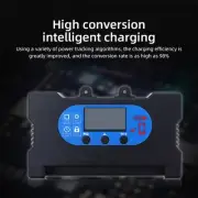 30A Solar Charge Controller 12V/24V Solar Panel Intelligent Regulator With 6