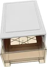 OHPHCALL Closet Storage Drawer Stackable Plastic Storage Boxes for Desk Bathroom