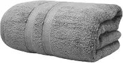 MOTRAIN Large Bath Towels, Soft and Highly Absorbent, Absorbent Beach Towel, Bathroom Towels, Lighter Weight, Quicker to Dry, Grey