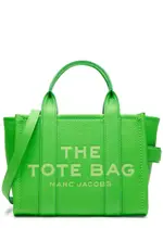 Marc Jacobs The Tote Mini Grained Leather Tote - Bright Green One Size