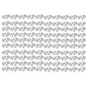 200pcs M4 x 8mm Aluminum Half Round Head Solid Rivet Fastener Silver Tone
