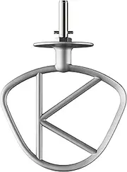 Kenwood K-Hook KAT50.000CA Kitchen Appliances, Stirring Element Suitable for All Chef Food Processors, Dishwasher Safe, Aluminium, Silver