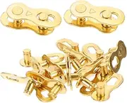 ADOCARN Bike Chain Repairing Buckle 24pcs Bike Chain Connecting Buckles Easy Install No Tools Required Bike Riding Chain Joints Outdoor Bike Chain Buckles