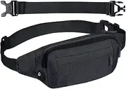 [Qaestuan] Bum Bag Men and Women, Small Belt Bag, Sport Bum Hip Bag, Waist Bag, Mobile Phone Bag, Shoulder Bag, Chest Bag
