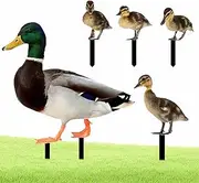 Duck Stake Garden Decoration | Garden Stakes Acrylic Duck Yard Statue - Landscape Lawn Ornaments Sculpture Yard Art for Flower Pot