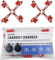 Umttery Laundry Changer V2.0, Keep Bed Sheets/Duvet Covers/Blankets from Tangling, Twisting, and Balling in Washer and Dryer, Fewer Wrinkles, Saves Time and Energy, No Damage to Fabric, Easy to Use.