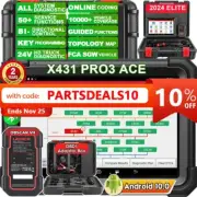2025 LAUNCH X431 PRO3 ACE Car Diagnostic Scanner Tool Bidirectional Coding
