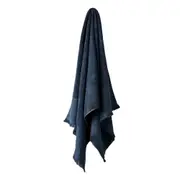 Linen House Aria Slate Cotton/Bamboo Quick Dry Soft Bath Mat 60x80cm Blue
