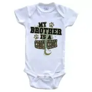 My Brother Is A Chow Chow Funny Dog One Piece Baby Bodysuit