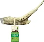WAG Long Lasting Whole Antler Dog Treat, 4 Pack, Large