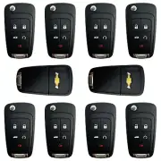 Locksmith Lot 10 OEM 2016–2020 Chevy Impala 5B Flip Remote Key Fobs OHT01060512