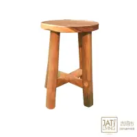 在飛比找momo購物網優惠-【吉迪市柚木家具】原木小圓凳 LT-061(椅凳 椅子 餐椅