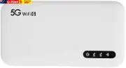 Mobile Hotspot 5G, 5G Portable Router Wifi 6 with SIM Card Slot, Support 16 Devi
