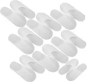 GOOHOCHY 12 Pairs Nonskid Spa Slippers Hotel Guest House Slippers Bulk Fluffy Indoor Outdoor