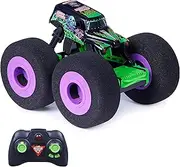 Monster Jam Ramp Champ with Grave Digger Remote-Control Monster Truck and Ramp, Indoor-Safe Kids Toys for Boys and Girls Ages 4 and up
