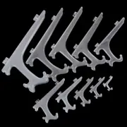 Clear Plastic Easels or Stand Plate Holders to Display Pictures or Others ZT_bz