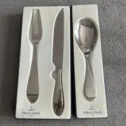 Villeroy & Boch Server Spoon, Knife, Fork Unused