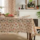 1x Christmas Tablecloth Rectangle Table Cloth Dining Home Cover Party Xmas Decor