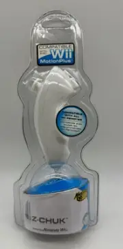 White Z-chuk Nunchuck For Nintendo Wii Compatible Remote MadCatz- New in Package