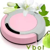 在飛比找森森購物網優惠-Vbot 智慧型複合香氛掃地機器人(掃+擦+吸)公主機(粉紅