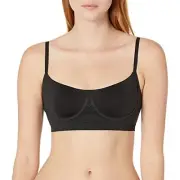 Calvin Klein Bralette Black Bonded Flex Nylon, X-Small