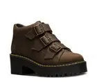 Dr. Martens Women's Platform Quad Coppola Dark Brown Wyoming US 5