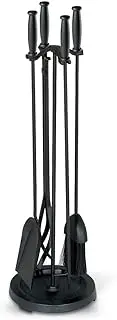 Pilgrim Home and Hearth Pilgrim Home And Hearth 18032 2400 Series MBK Barrel Fireplace Tool Set, 18032, Matte Black, 30" H, 20 Lb