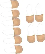OHPHCALL Cushioned Toe Socks Women Stylish Strap Design Socks for High Heels and Flats Low Cut Socks