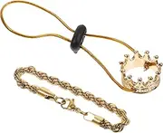Halloween Lizard Cosplay Hat Necklace Set Reptile Pet Decorative Crowns Accessories