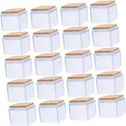 SHINEOFI 20pcs Transparent Table Feet Mat Chair Feet Protectors Durable Covers for Chairs Tables for Home Office Restaurant Library Glide Silently Floors