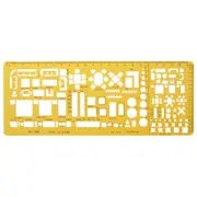 Professional Architectural Template Ruler Drawings Stencil Measuring Tool Supply