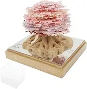 3D Memo Pad Tree House 3D Notepad Decorative 3D Sticky Notes Pad Portable 3D Memo Pad Art 3D Sticky Notes with Acrylic Cover for Home Office Desktop Decoration