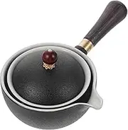 BRIGHTFUFU 1 PC Teapot with Stainless Steel Filter Practical Scald Tea Kettle for Home Brewing Elegant Design and Decorative Tea Pot