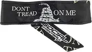 Social Paintball Long Tie Headband, Don't Tread On Me
