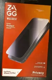 ZAGG Invisible Shield Glass Elite Privacy Screen Protector iPhone 15 Plus - New