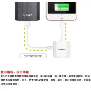 ADATA 威剛 AI910 Lightning 讀卡機 MFI認證 IOS 安卓 OTG 蝦皮直送