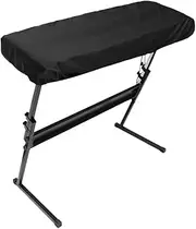 Piano Keyboard Cover, Stretchable Piano Dust Cover Cloth with Drawstring Protective Keyboard Cover for Electronic Keyboard, Digital Piano, Yamaha, Casio, Roland, Consoles and more (61 keys)