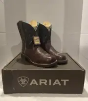 ARIAT Womens Fatbaby Dapper Western Boot Royal Chocolate - 10016238 Size 11