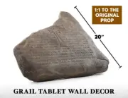 Indiana Jones and the Last Crusade Grail Tablet 1:1 Wall Decor Statue Figure
