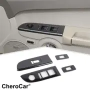 4X Car Window Lift Control Switch Frame Cover Trim for Jeep Grand Cherokee 06-10 (for: Jeep)