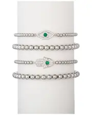 Eye Candy LA Titanium CZ Heena Bracelet