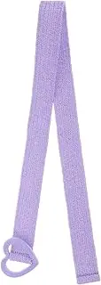 [FRCOLOR] Heart Shaped Buckle Woven Waist Belt for Women Stylish Elastic Braided Belt for Skirts Dresses Casual Outfits Versatile Stretch Waistband for All Occasions