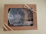 Star Home Tidbit Server with Spreader Owl