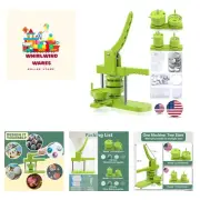 Button Maker Machine Multiple-Sizes - Pin Maker Machine 1.25 inch+2.25 inch, ...