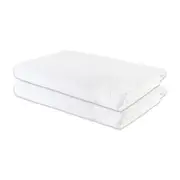 2PK Jason Commercial White J-Dry Supreme Bath Sheet Bathroom Cloth 90x180cm