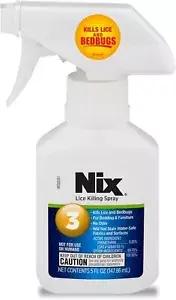 Nix Lice Control Spray | Bedding & Furniture | Odorless & Stainless | 5 FL OZ