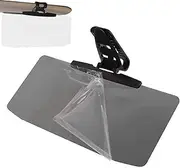 Car Sun Shield Extender – Anti-UV Visor, Glare Blocking Accessory | cliponn Driving Sun Visor, Adjustable Sunshade Panel, Protects Eyes from Sunlight and Headlight Glare, Fit for Cars and Trucks